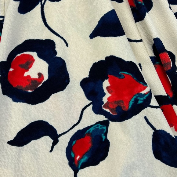 Anthro Everly Painted Poppies Dress - Picture 5 of 8